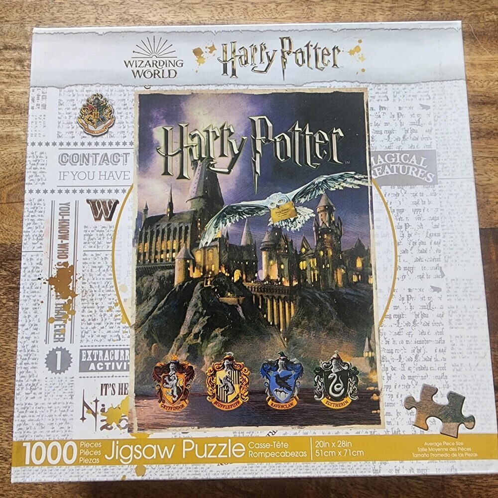 Aquarius Harry Potter Hogwarts Castle 1000 Piece Jigsaw Puzzle Multi-Color New